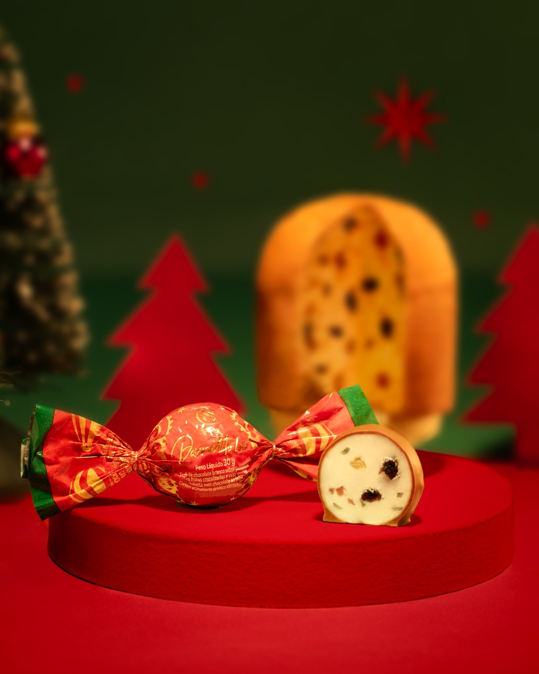 Trufa Artesanal ao Leite de Panetone 30g - Imagem 2