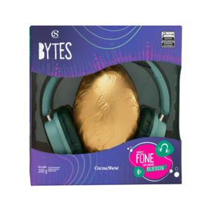 Ovo de Páscoa ao Leite Bytes Fone Verde 200g