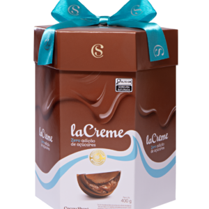 Ovo de Páscoa Recheado laCreme ao Leite Zero Adição de Açúcar 400g